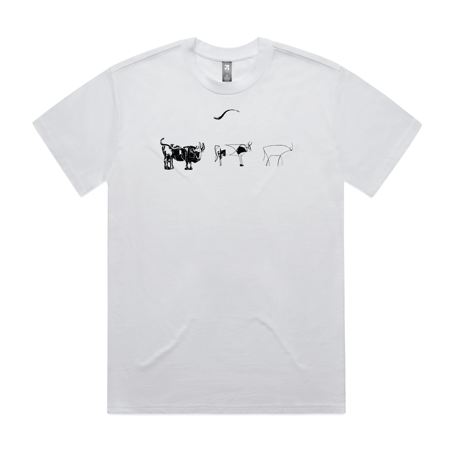 Picasso's Bull (Black Print) - Oversized Tee