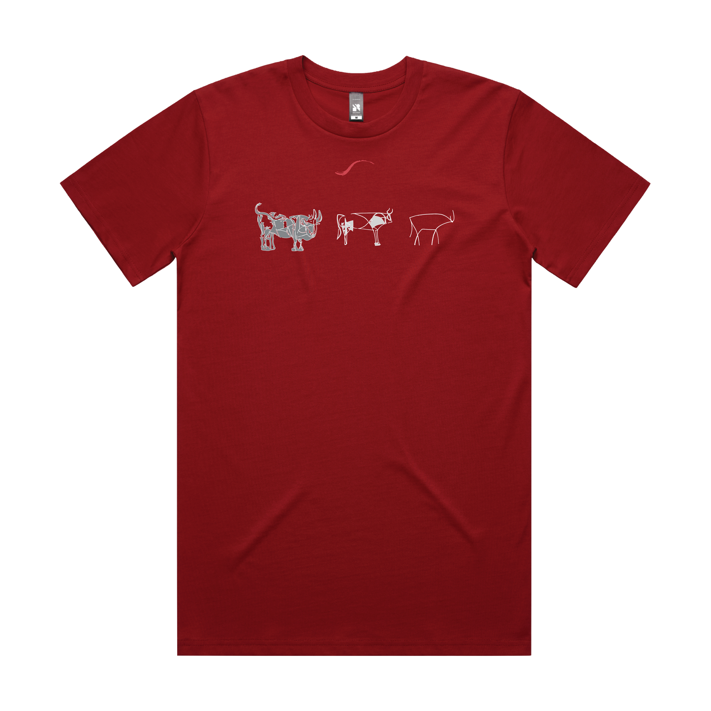 Picasso's Bull (Grey Print) - Classic Tee