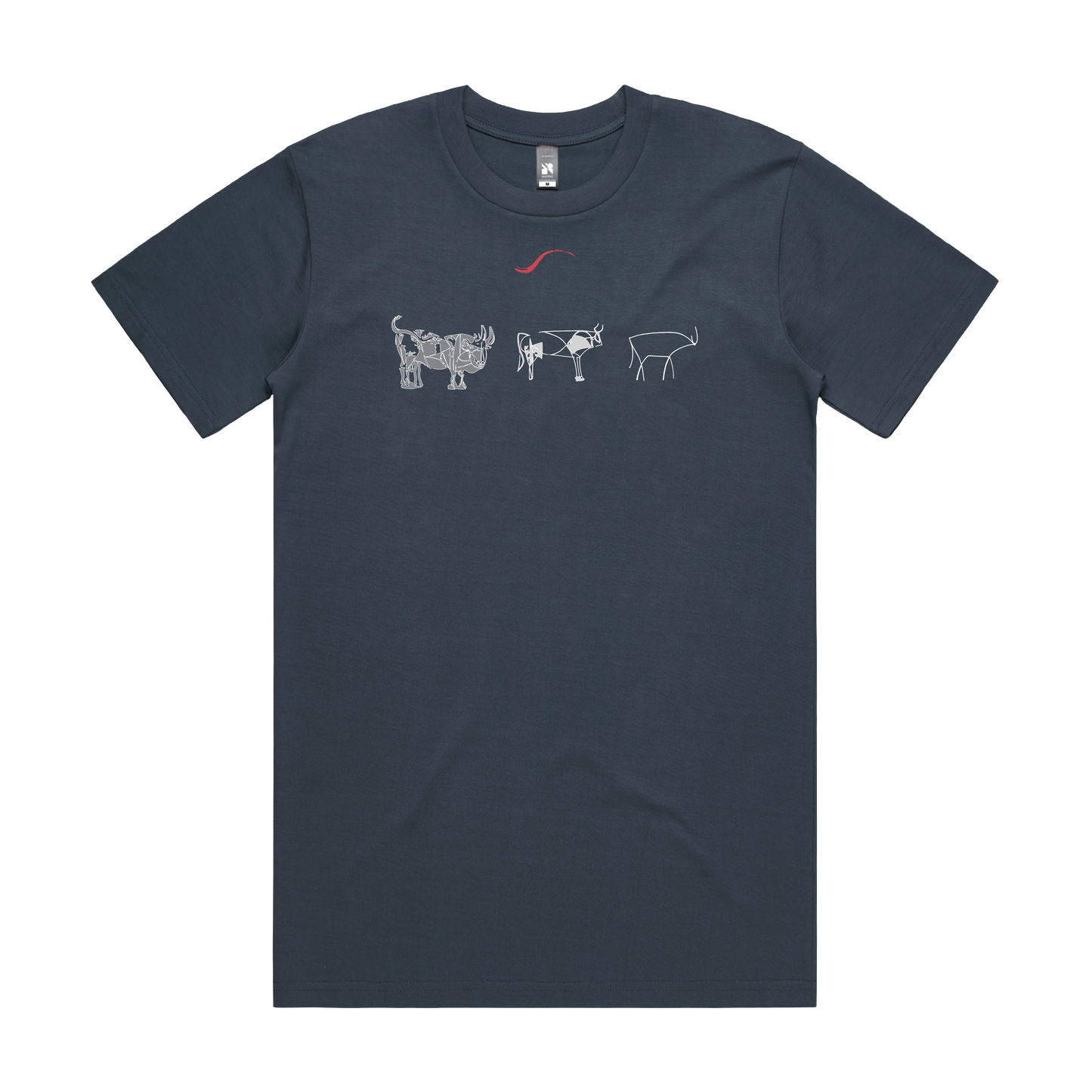 Picasso's Bull (Grey Print) - Classic Tee