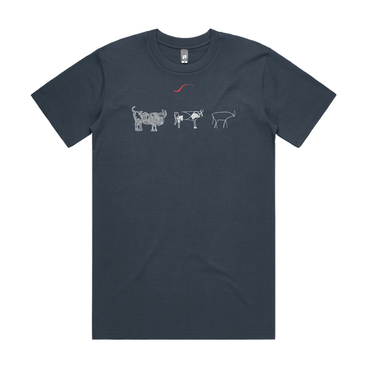 Picasso's Bull (Grey Print) - Classic Tee